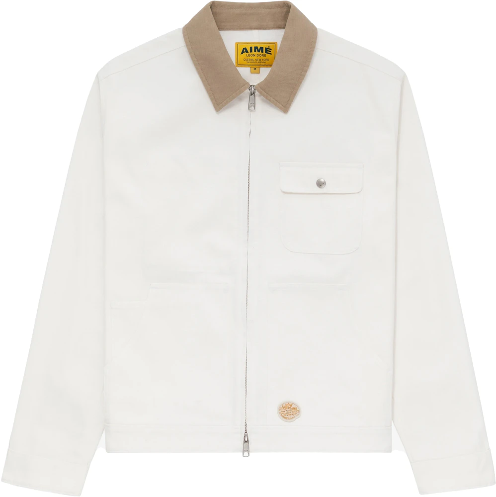 Aime Leon Dore Painter's Jacket in white Size Large