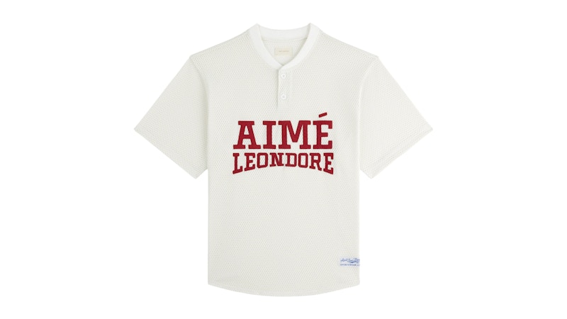 トップス Aime Leon Dore Team PracticeJersey White Aime Leon Dore Mesh Batting Practice Jersey Bright White Men's