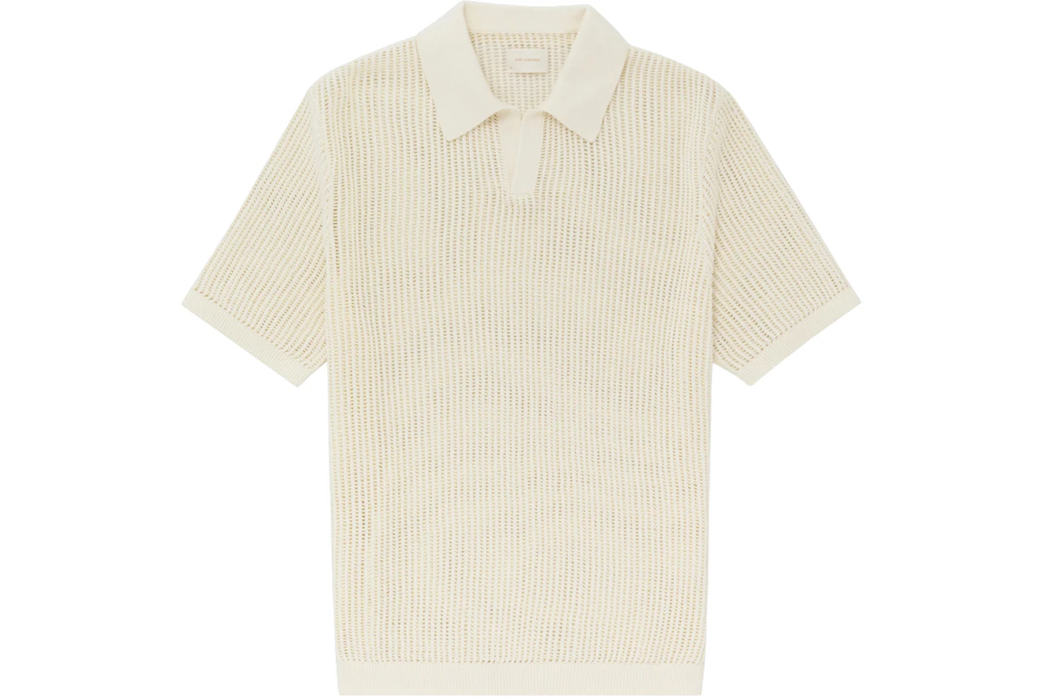 Aime Leon Dore Mesh Knit Polo (SS23) White SS23 US
