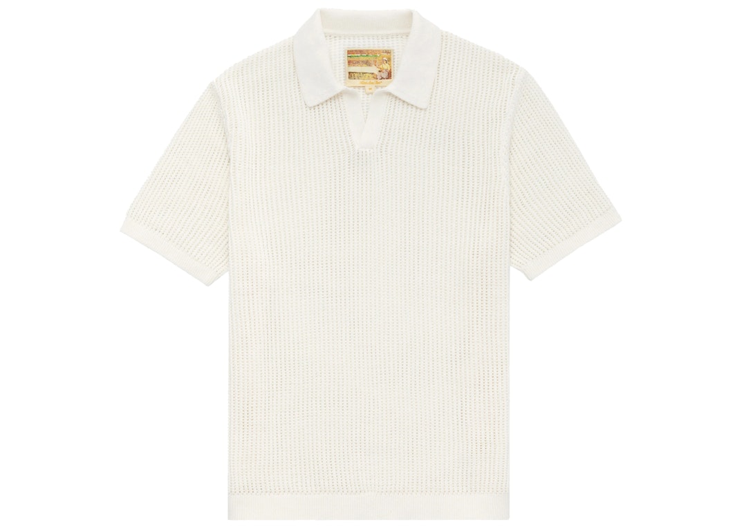 Pre-owned Aimé Leon Dore Aime Leon Dore Mesh Knit Polo White