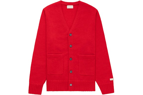 Aime Leon Dore Mohair Cardigan Red