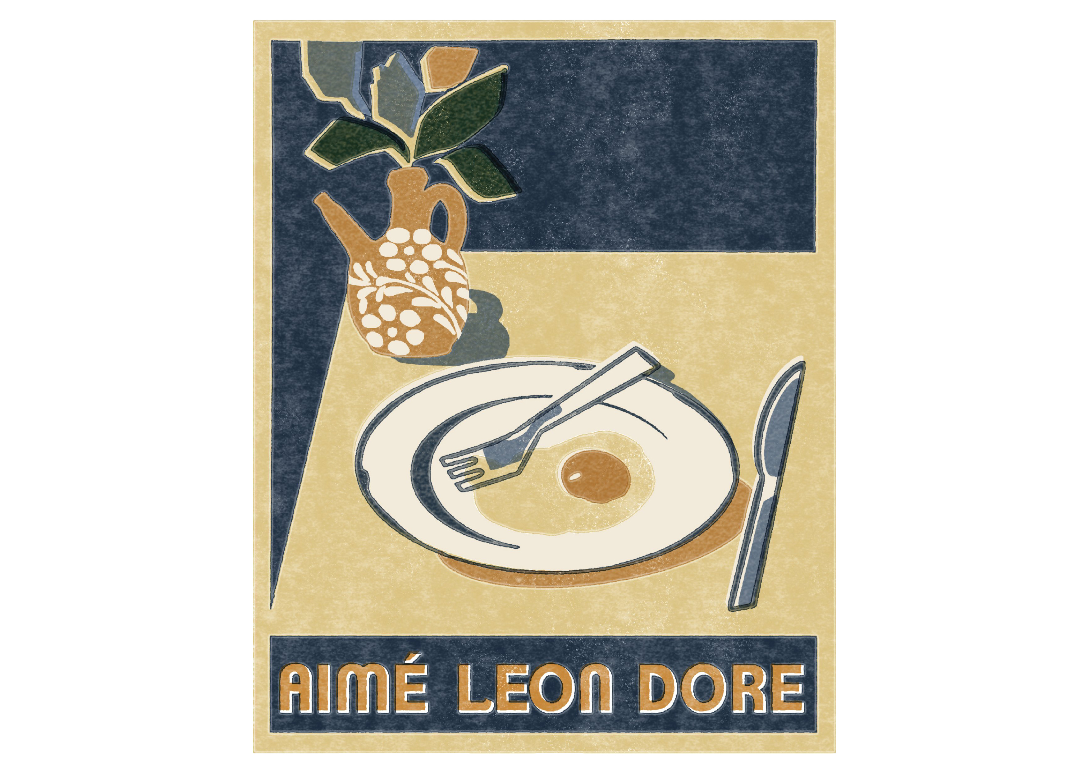 Aime Leon Dore Molina Graphic Breakfast Poster - US
