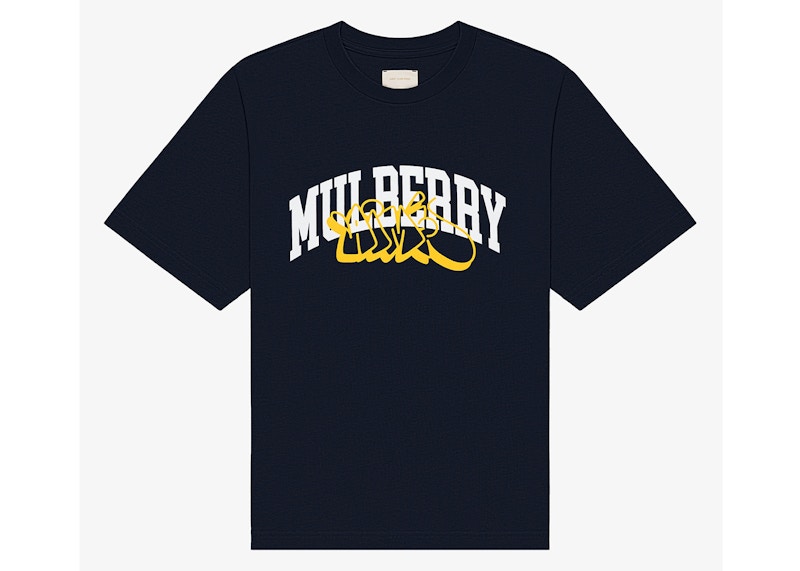 Pre-owned Aimé Leon Dore Men's Aime Leon Dore Mulberry Throwy Instore Exclusive Tee Shirt In Navy Blue