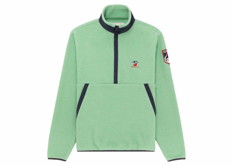 Aime Leon Dore New Balance Fleece Pullover Green Men's - FW22 - GB