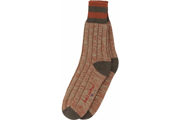 Aime Leon Dore New Balance Gestreifte Stiefelsocke Braun