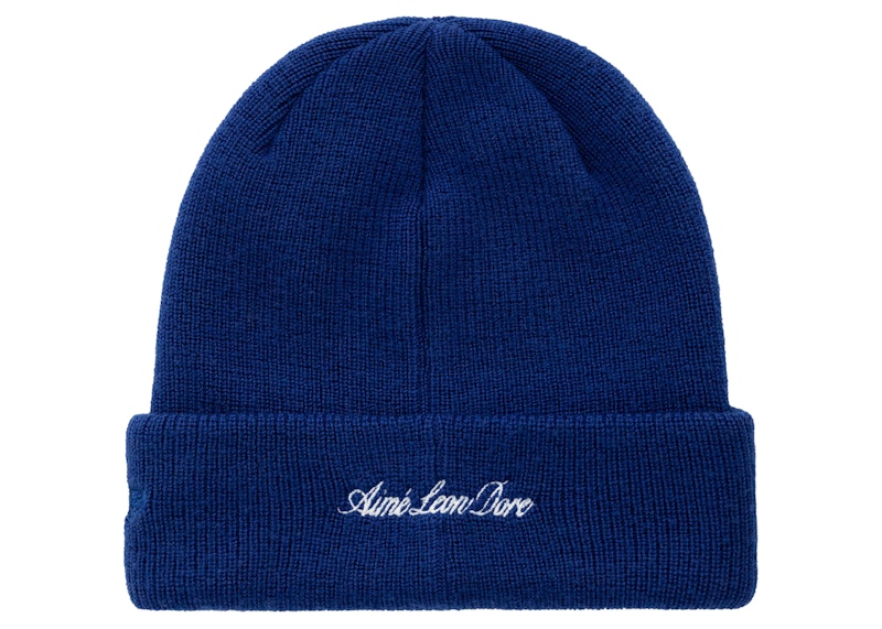 Aime Leon Dore New Era Chainstitch Mets Beanie Blue Men's - FW21 - GB