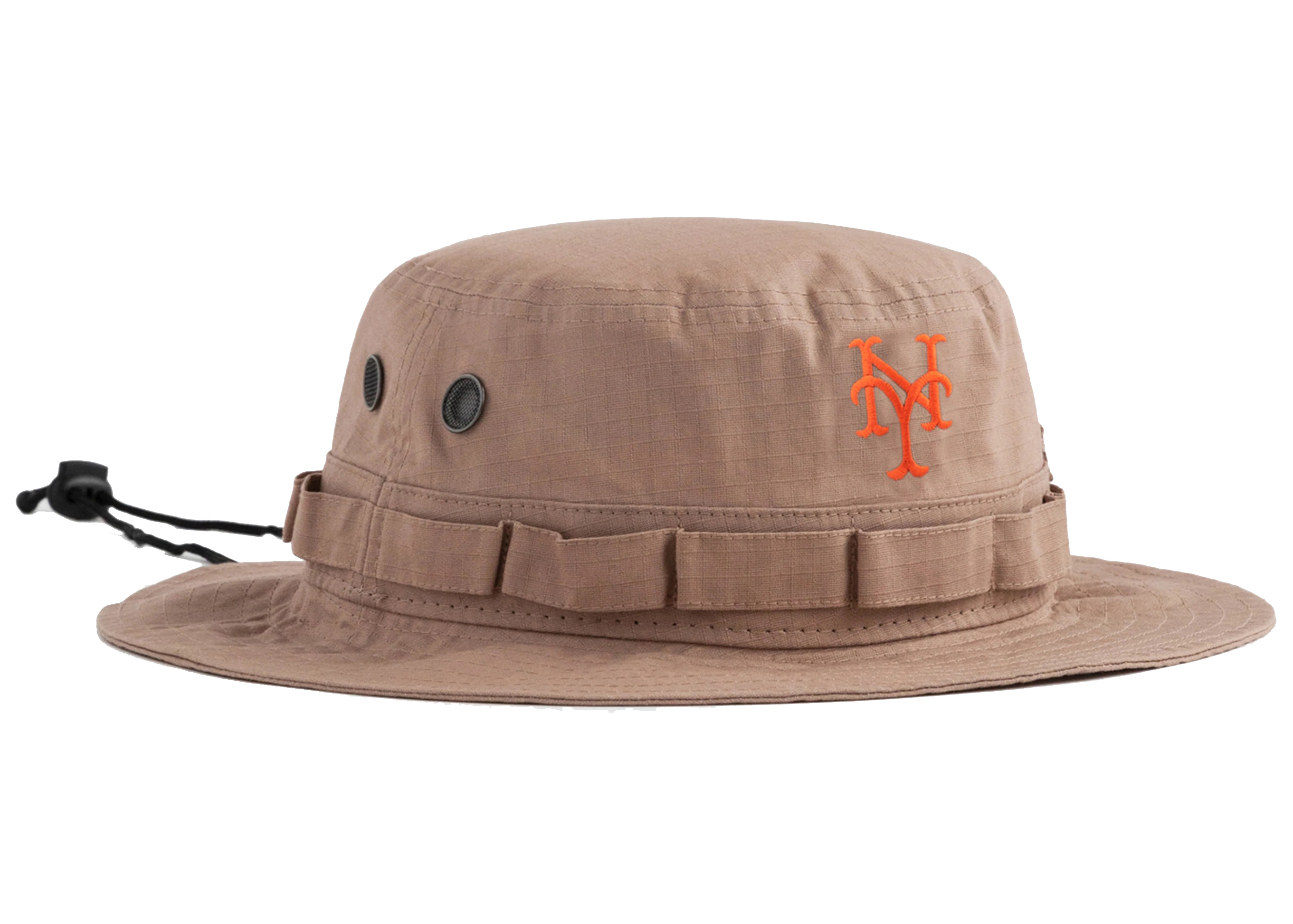 Aime Leon Dore New Era Mets Safari Bucket Hat Tan