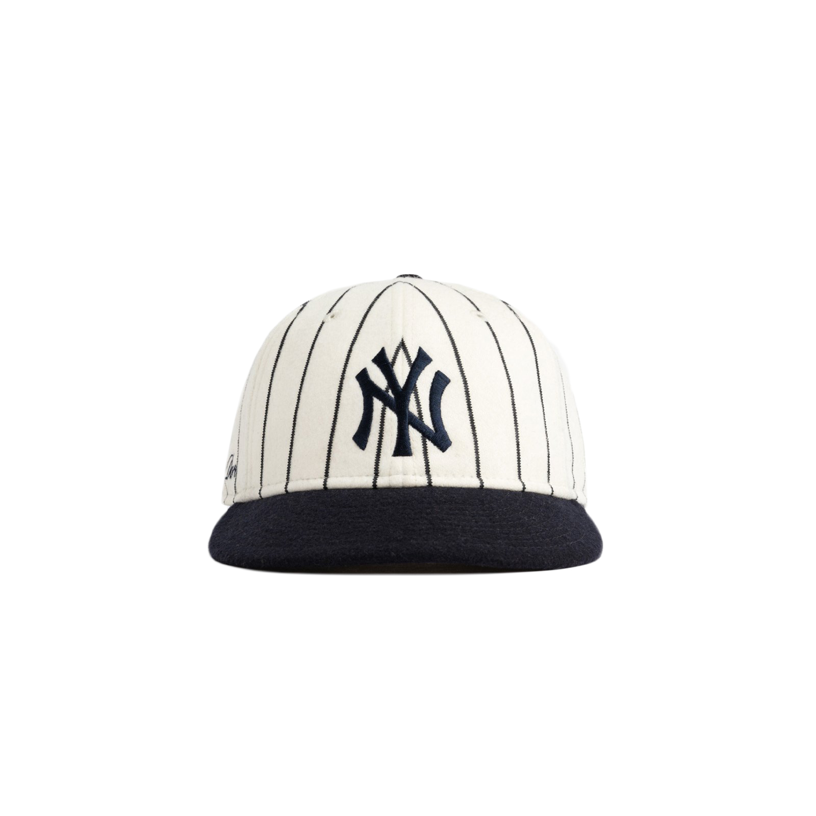 Aime Leon Dore New Era Wool Pinstripe Yankee Hat White/Navy