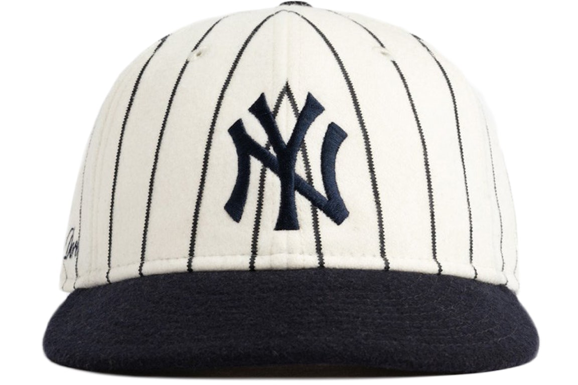 Aime Leon Dore New Era Wool Pinstripe Yankee Hat White/Navy