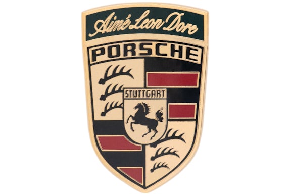 Aime Leon Dore Porsche 993 Turbo Logo Grille Badge Multicolor