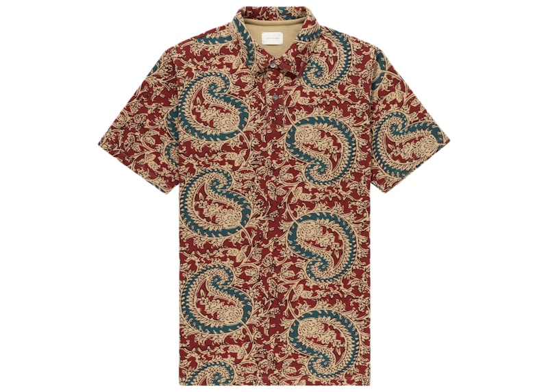 Aime Leon Dore Printed Pique Polo Red メンズ - SS21 - JP