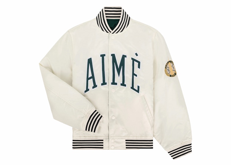 Veste universitaire réversible Aime Leon Dore Crème/Vert Homme de la  Collection - SS24 - FR