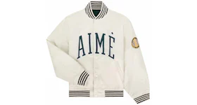 Aime Leon Dore Reversible Varsity Jacket Cream/Green