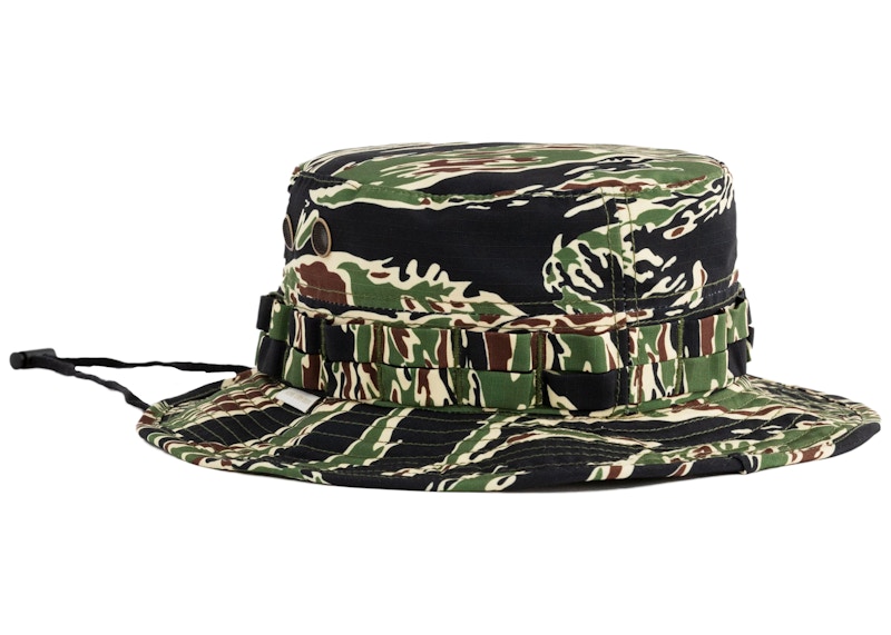 Aime Leon Dore Ripstop Nylon Bucket Hat Tiger Camo - SS21 - US