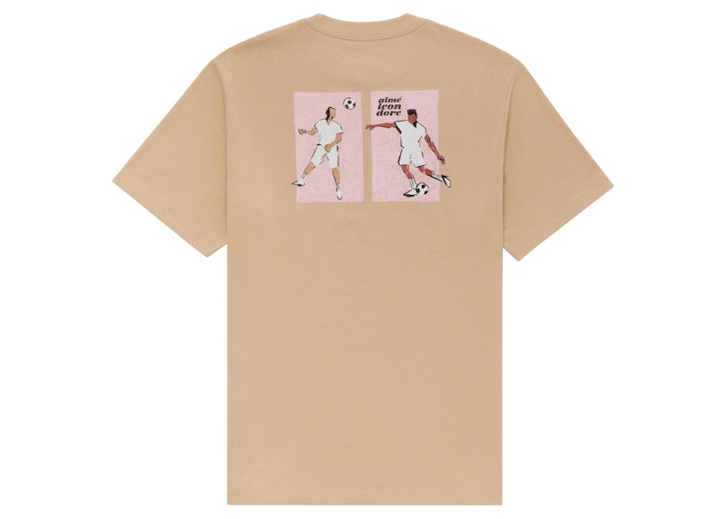 Aime Leon Dore Sport Graphic Tee Tan Men's - SS22 - US