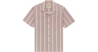 Aime Leon Dore Striped Leisure Shirt Faded Red