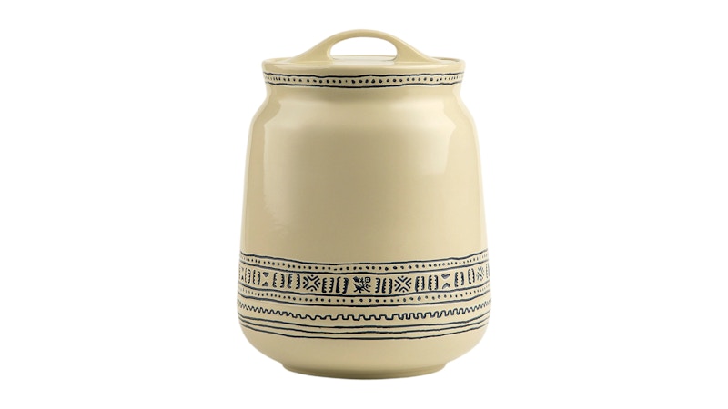 Barattolo per dolcetti con motivo tessile Aime Leon Dore Multicolore