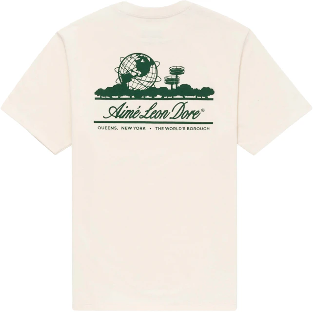 Aime Leon Dore Unisphere Short-Sleeve Tee Cream - SS22 Men's - GB