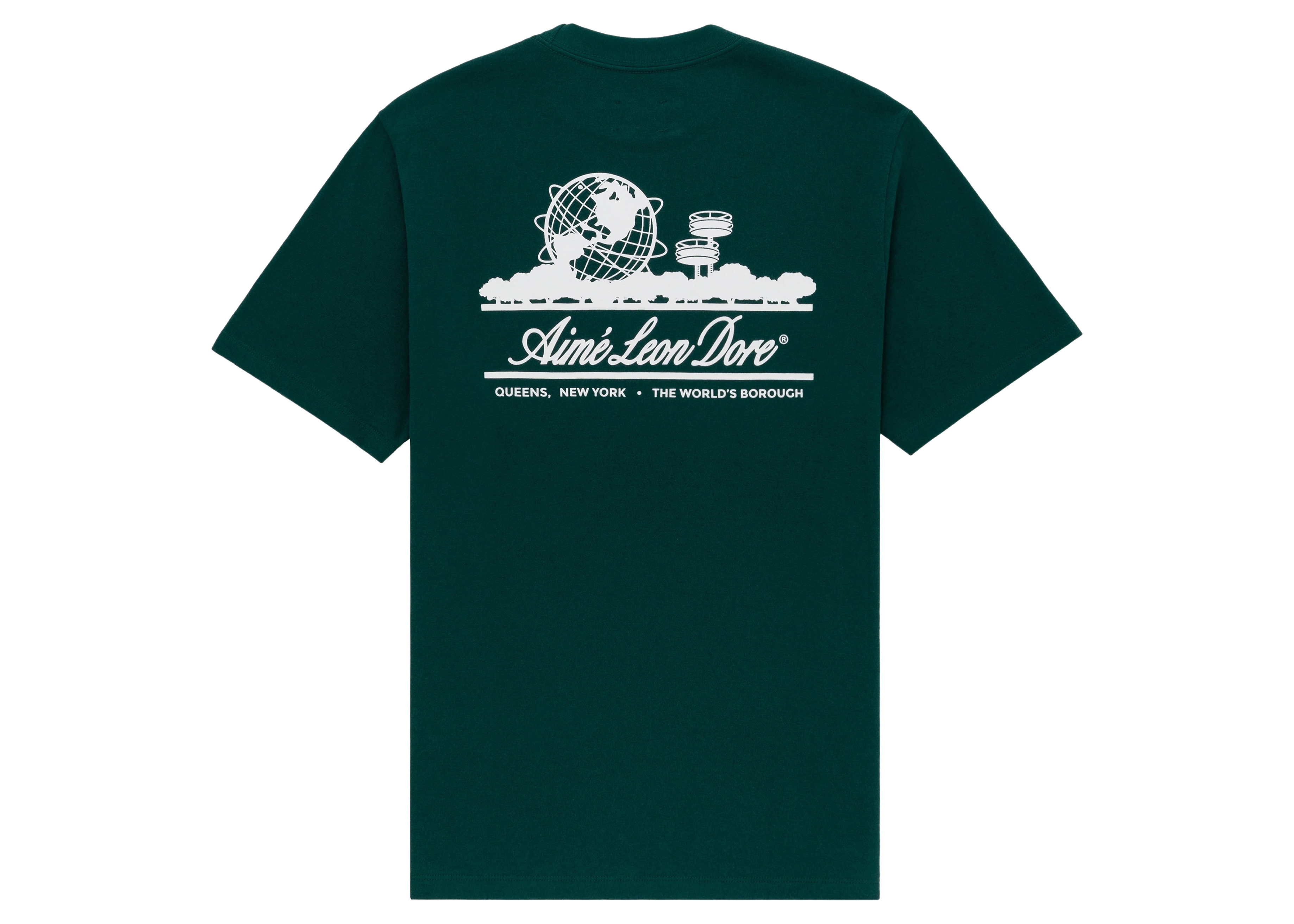 Aime Leon Dore Unisphere Short-Sleeve Tee Green Men's - SS22 - US