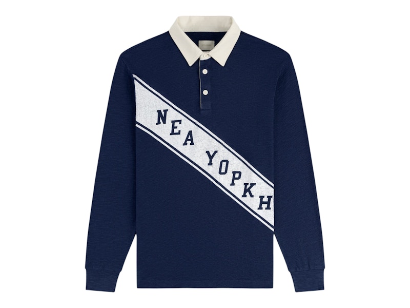 Aime Leon Dore Vintage Slub Rugby Navy