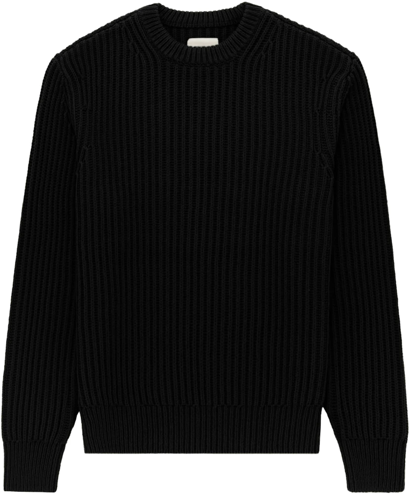 Aime Leon Dore Waffle Knit Sweater Black Men's - FW22 - US
