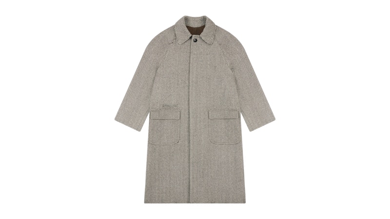 最終値下げ★AIME LEON DORE バルマカンコートSサイズ Aime Leon Dore Wool Herringbone Overcoat Brown Men's - FW25 - US