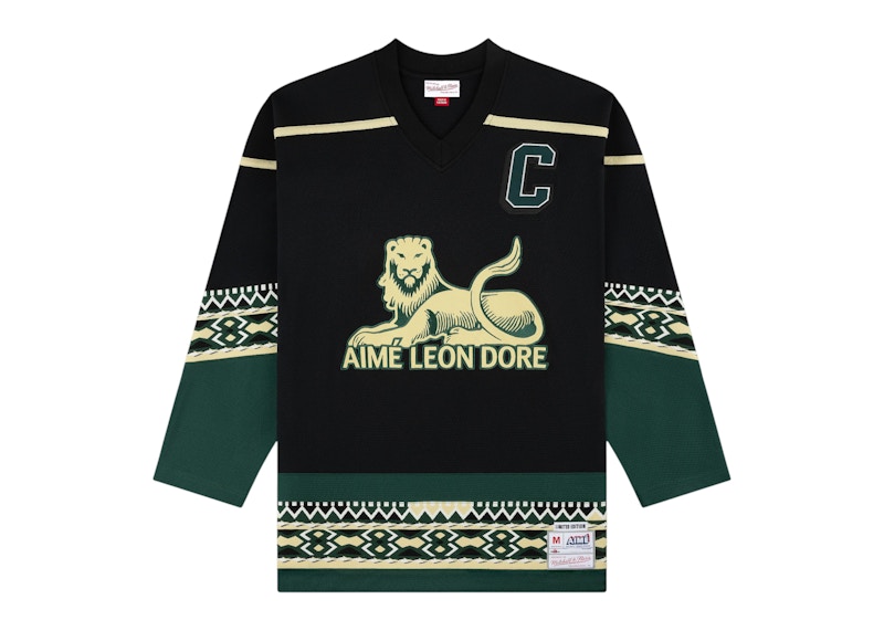 Aime Leon Dore x Mitchell & Ness Artisan Hockey Jersey Black Men's