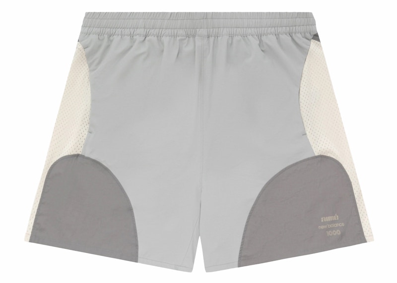 Pre-owned Aimé Leon Dore Men's Aime Leon Dore X New Balance Colorblock Running Short In Grey