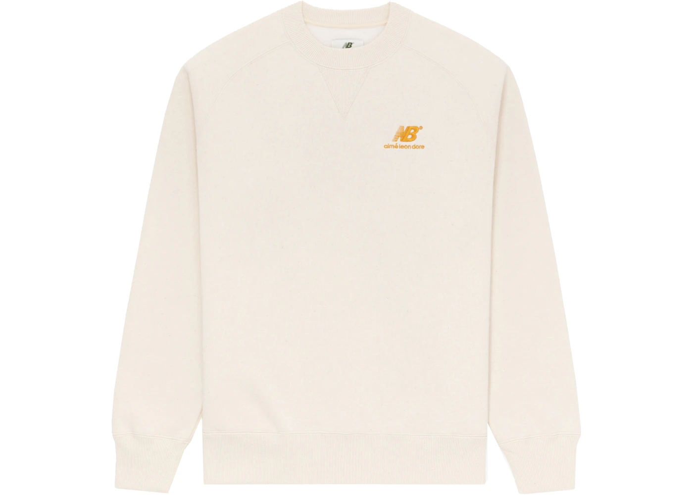 Aime Leon Dore x New Balance Crewneck Sweatshirt Cream Men's