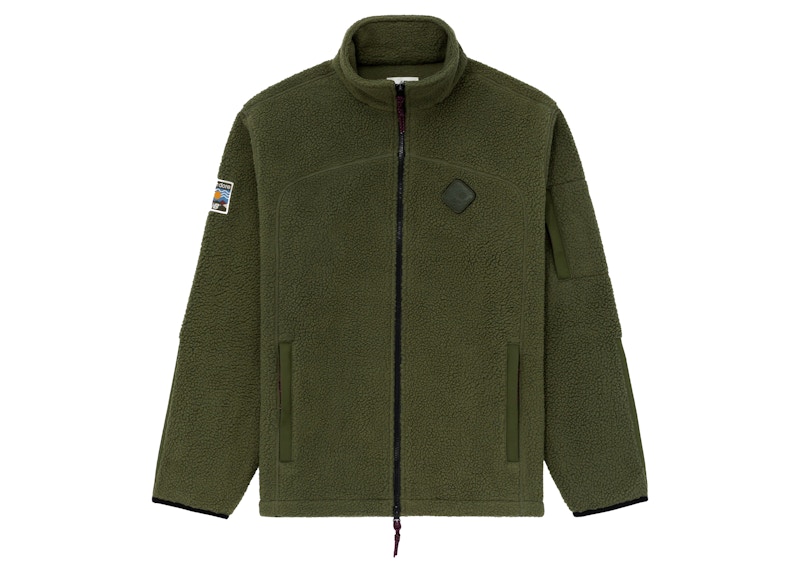 Aime Leon Dore x New Balance Full Zip Fleece Jacket Green Men's 