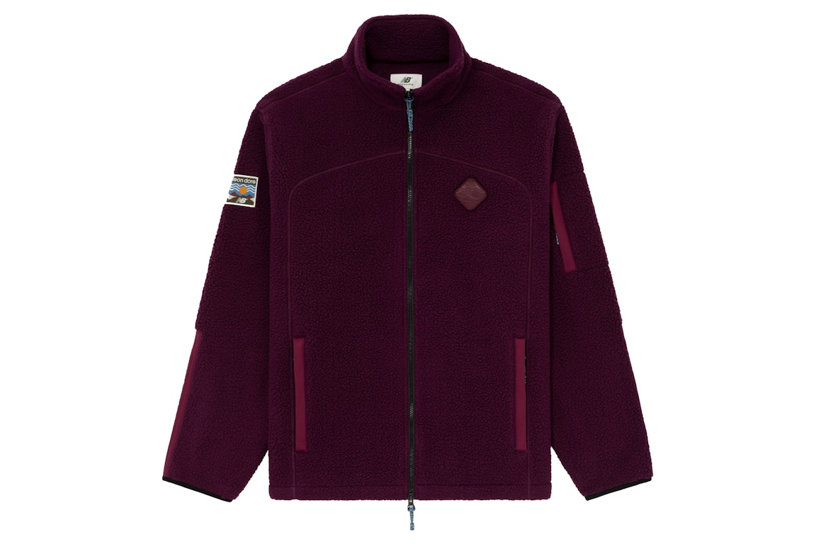 Pre-owned Aimé Leon Dore Aime Leon Dore X New Balance Full Zip Fleece Jacket Purple