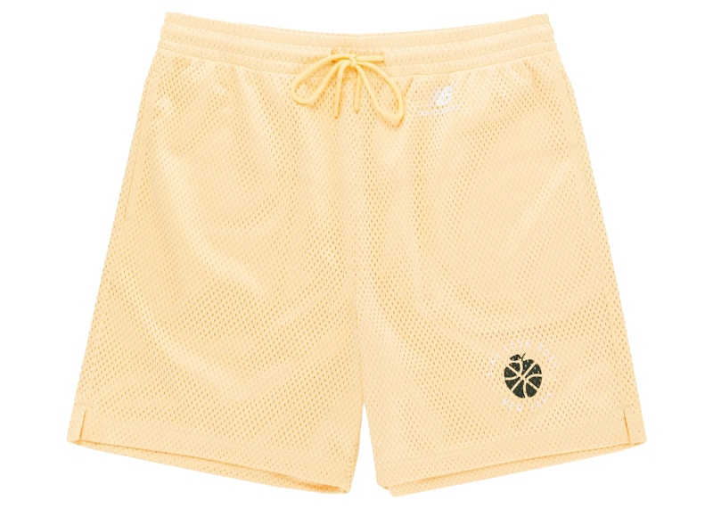 new balance yellow shorts