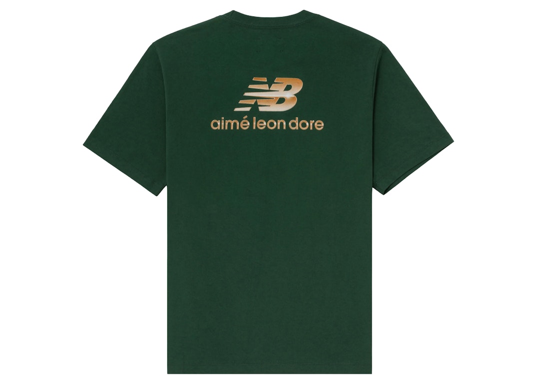 Pre-owned Aimé Leon Dore Aime Leon Dore X New Balance Logo Tee Green