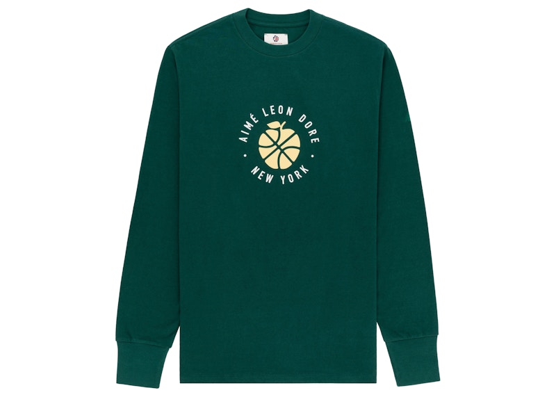 Aime Leon Dore x New Balance Long-sleeve Graphic Tee Green Men's