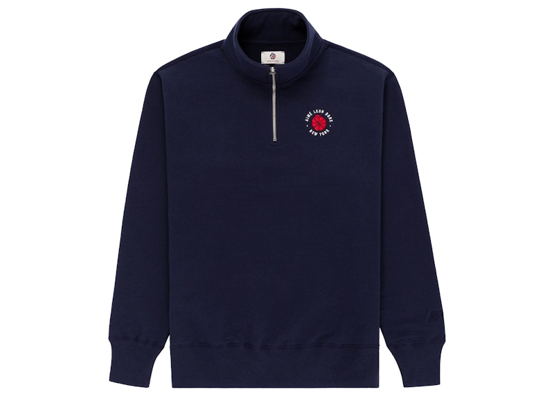 Aime Leon Dore x New Balance Quarter Zip Pullover Blue Men's