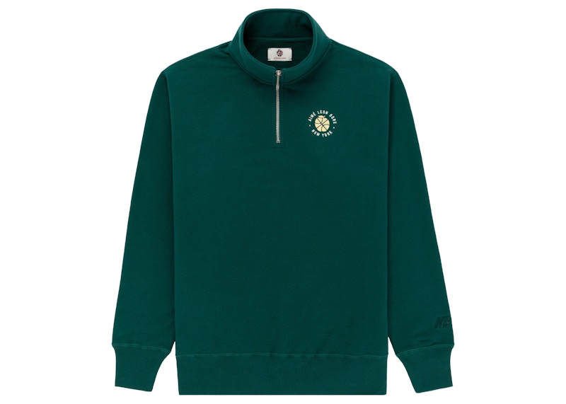 Aime Leon Dore x New Balance Quarter Zip Pullover Green Men's