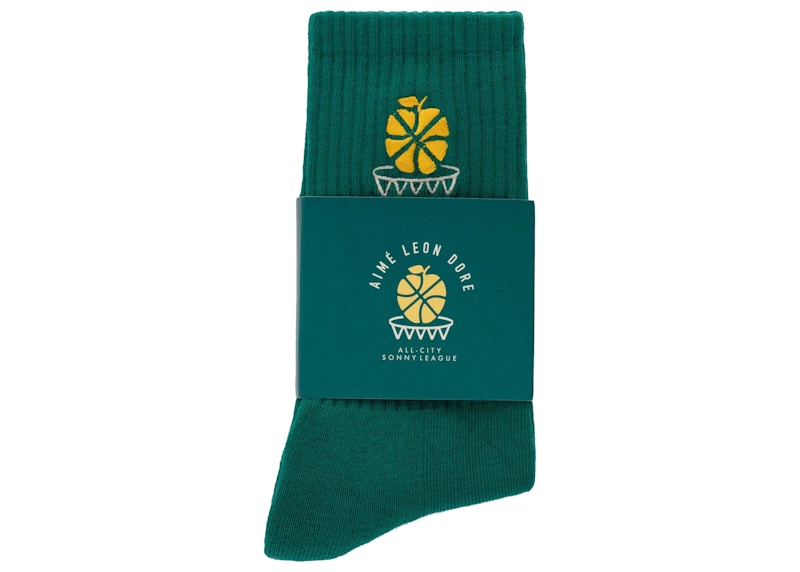 Aime Leon Dore x New Balance SONNY League Crew Socks Green - SS22 - US