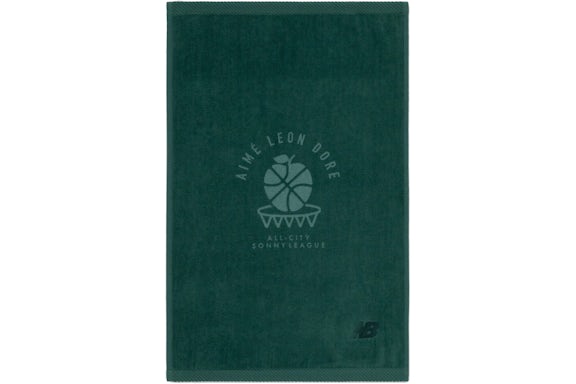 Aime Leon Dore x New Balance SONNY League Game Handtuch Grün