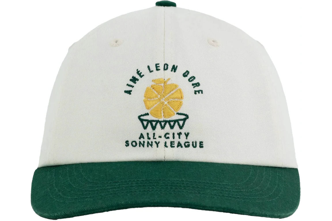 Aime Leon Dore x New Balance SONNY League Hat White/Green - SS22 - CN