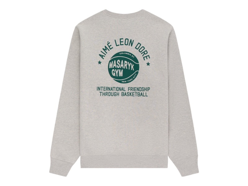 Pre-owned Aimé Leon Dore Men's Aime Leon Dore X New Balance Sonny Ny Iftb Crewneck Sweatshirt In Grey