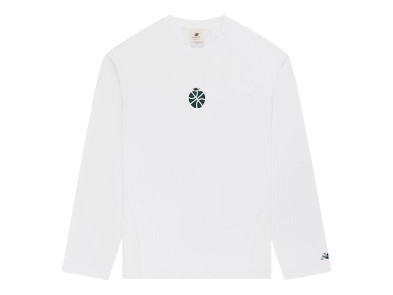 Pre-owned Aimé Leon Dore Men's Aime Leon Dore X New Balance Sonny Ny Practice Tee Shirt In White