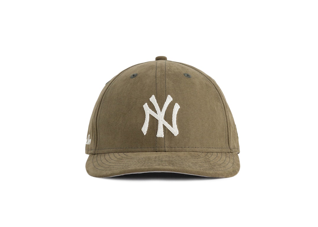 Pre-owned Aimé Leon Dore Aime Leon Dore X New Era Brushed Nylon Yankees (2021) Hat Olive