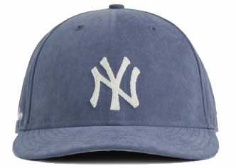 Aime Leon Dore x New Era Chain Stitch Yankees Hat Washed Blue