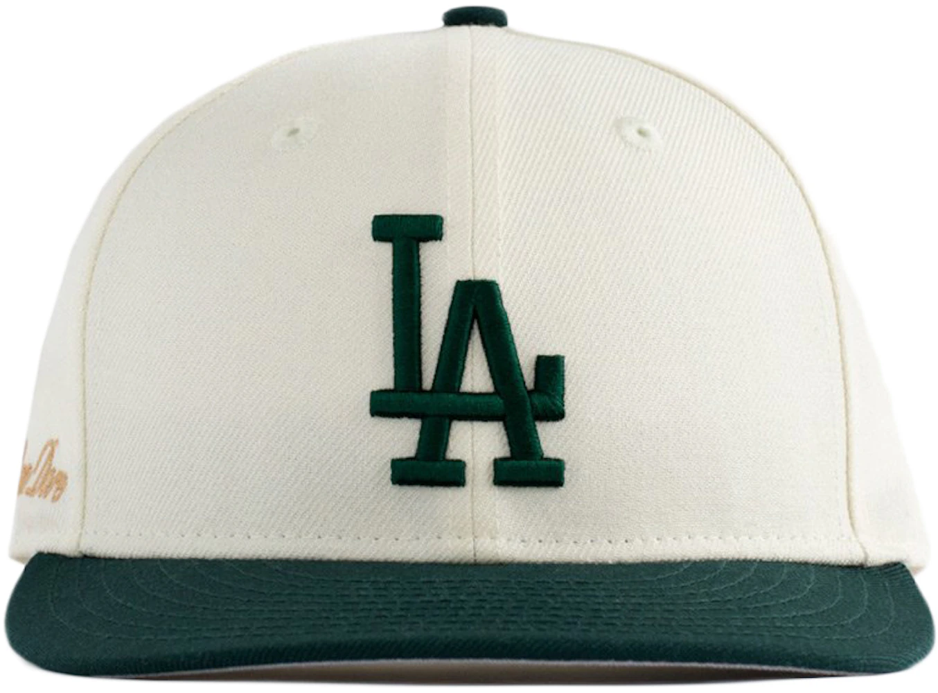 Aime Leon Dore x New Era Dodgers Hat Ivory/Dark Green - FW20 - US