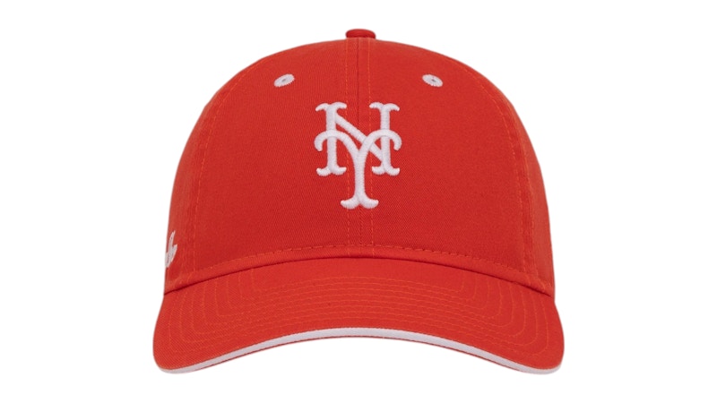 Pre-owned Aimé Leon Dore Men's Aime Leon Dore X New Era Mets Souvenir Ballpark Hat In Red
