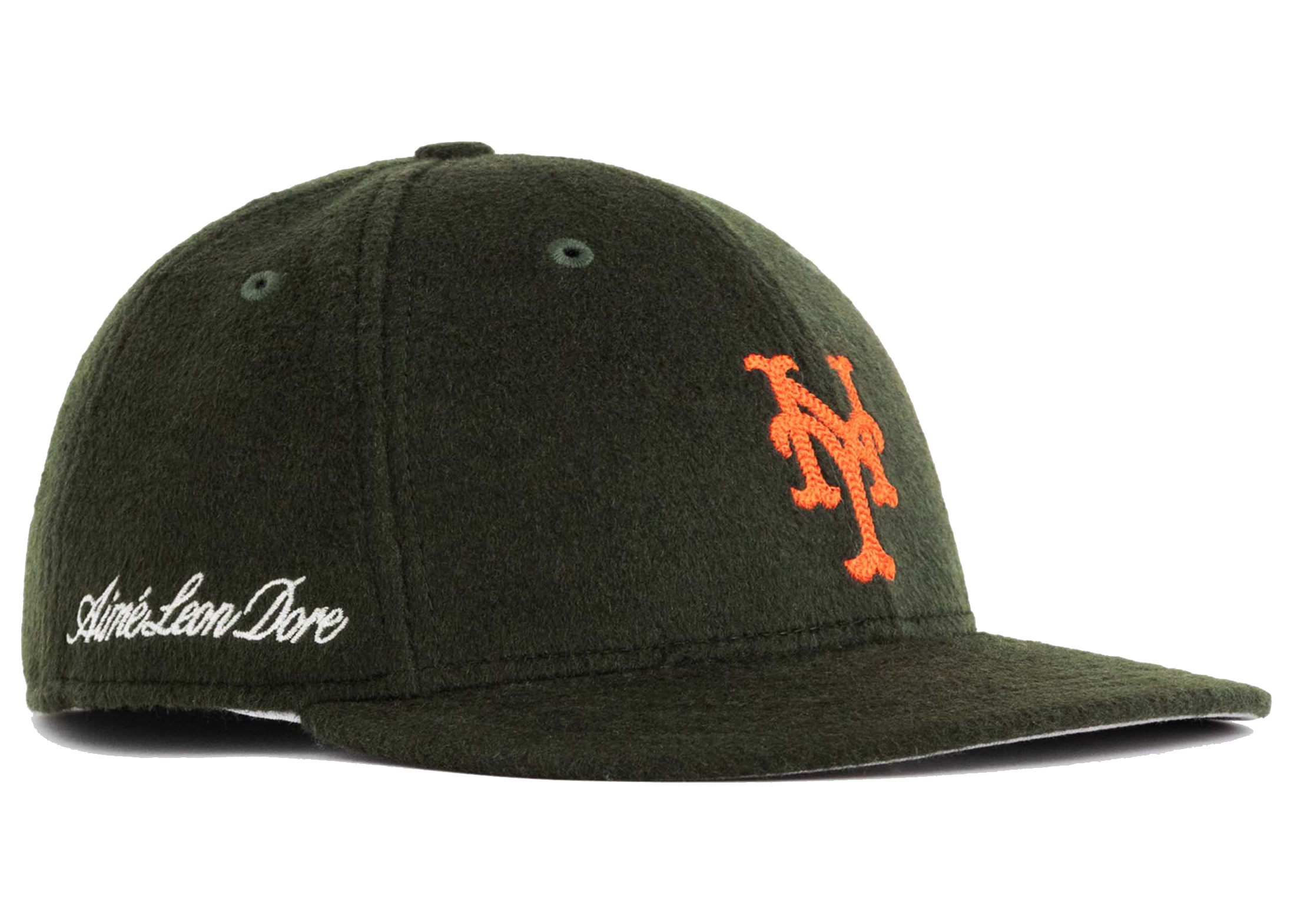 Aime Leon Dore x New Era Moleskin Mets Hat Green Men's