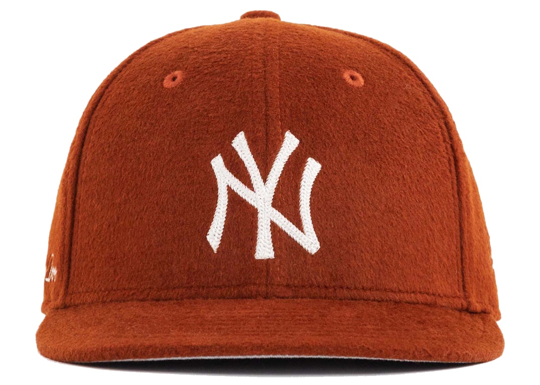 Pre-owned Aimé Leon Dore Aime Leon Dore X New Era Moleskin Yankees Hat Orange
