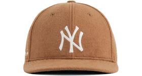 Aime Leon Dore x New Era Moleskin Yankees Hat Tan
