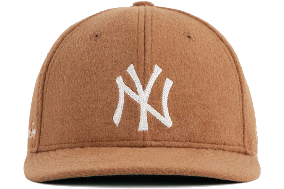 Aime Leon Dore x New Era Moleskin Yankees Hat Tan