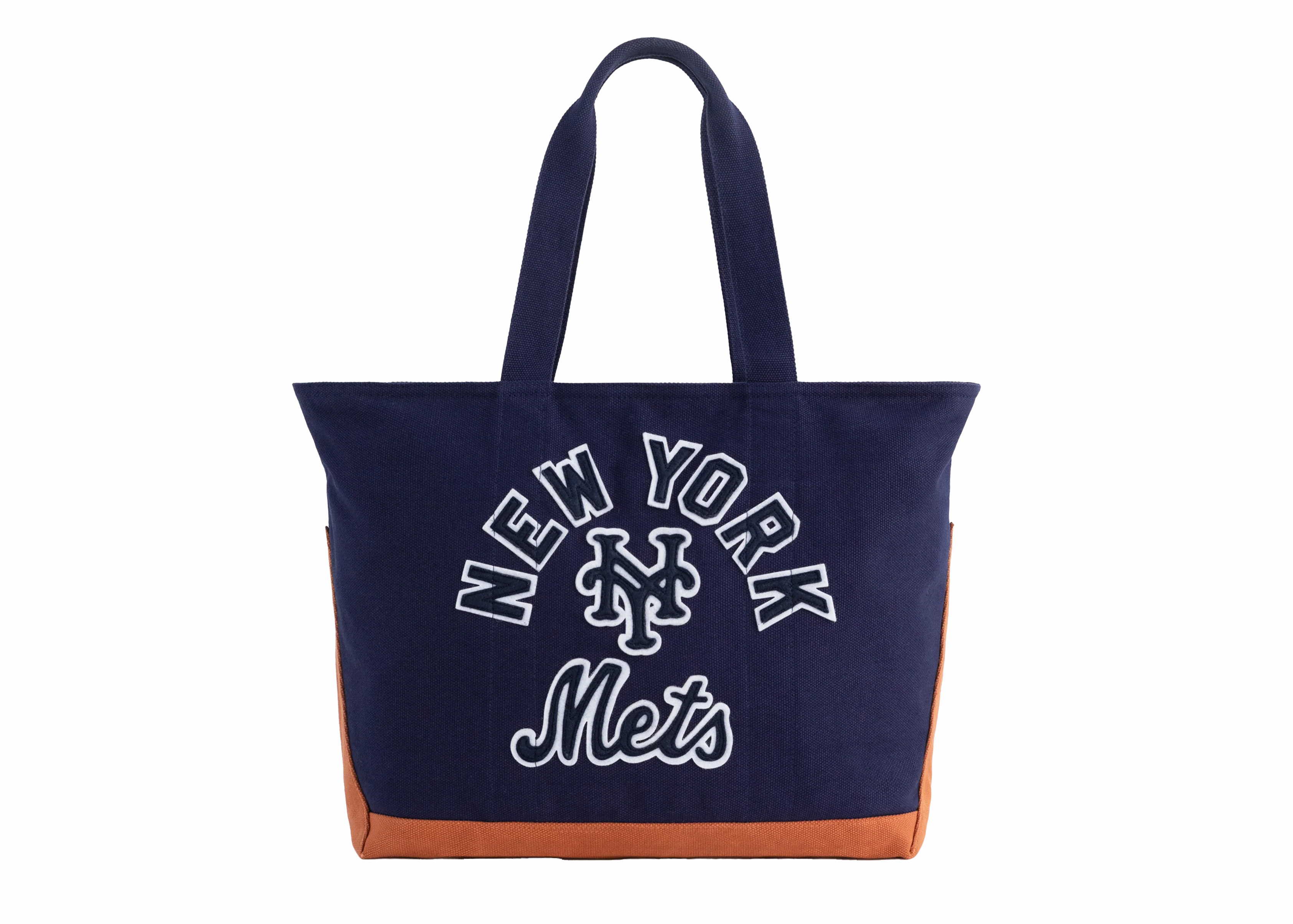 Aime Leon Dore x New York Mets Canvas Tote Bag Navy/Orange